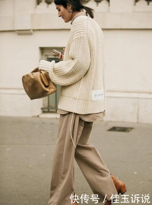 显瘦|秋冬拖地裤的正确穿搭方式,这几个技巧你一定要知道,显瘦还显高