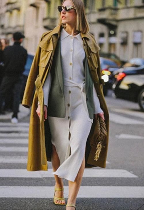 长款风衣|大家都在穿的风衣,怎么才能穿出新意?掌握搭配方式是重点