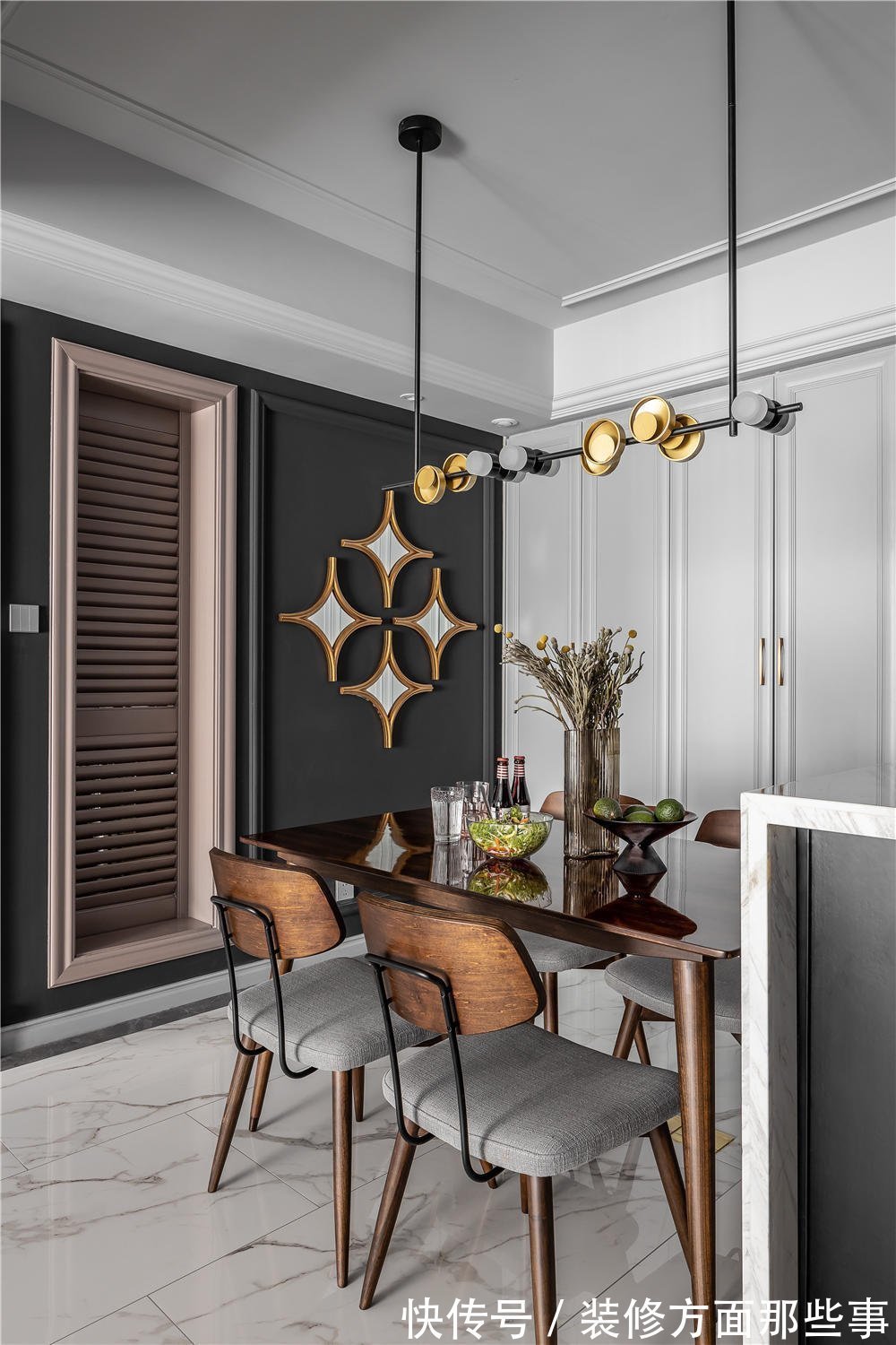 粉色调|120平混搭风三居室,居然将不喜欢待家里的人拴住