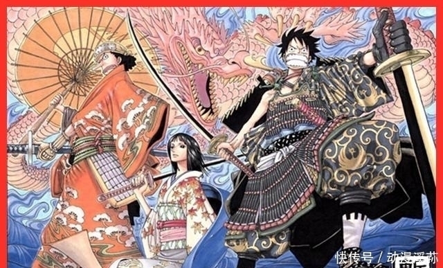 凯多|海贼王:这就是长大后的桃之助,真龙形态霸气不虚凯多