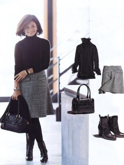 梨形身材的中年女人，尽量少穿长裤，学日本阿姨穿裙子，真优雅