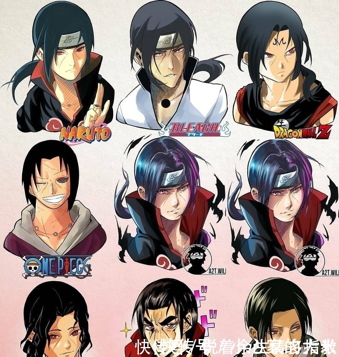 风格|不同画风的动漫人物,五条悟帅到极致,鸣人过于可爱