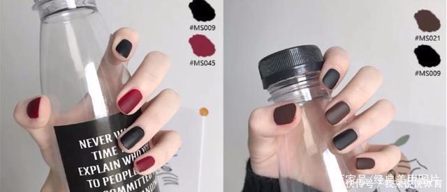 指甲|高级感超强的磨砂美甲,显白又显气质,哪个仙女不爱呢