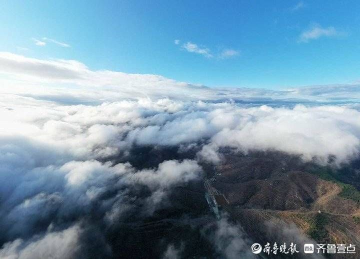 潭溪山|秋雨送奇幻，淄博潭溪山现罕见云海奇观