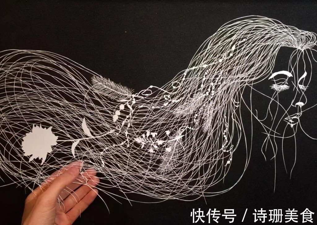 花儿$她就靠一张白纸,弄得如此漂亮,火遍了全世界