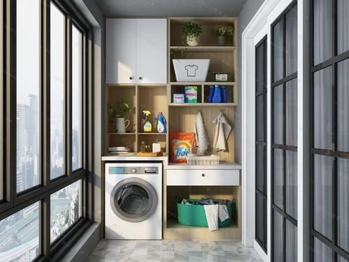阳台|洗衣机装在哪里好?阳台,厨房还是卫生间?来听听过来人给的建议