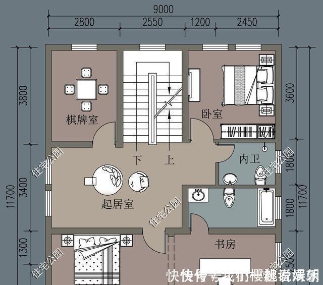 来平|宅基地占地100来平,农村建房就看这3套户型,省钱实用
