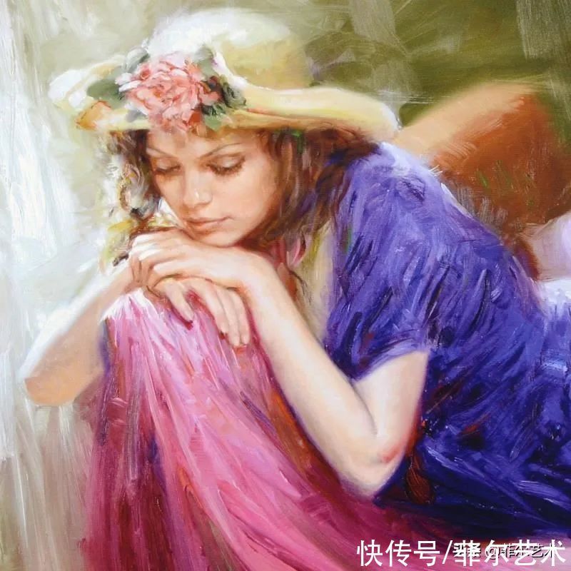 皮诺&意大利艺术家维丹写实和写意相结合的人体油画,美得如此动人