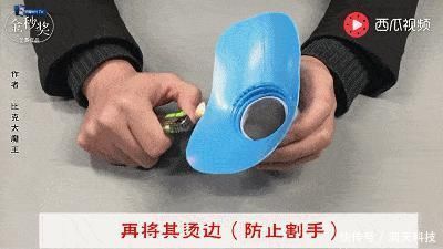 打火机|家里的洗衣液瓶别扔，这样剪2刀，可以省下买熨斗的钱！