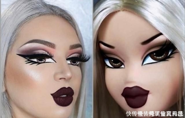 get|“芭比娃娃仿妆”真假难辨,红唇电眼超模颜,你最想拥有哪一款