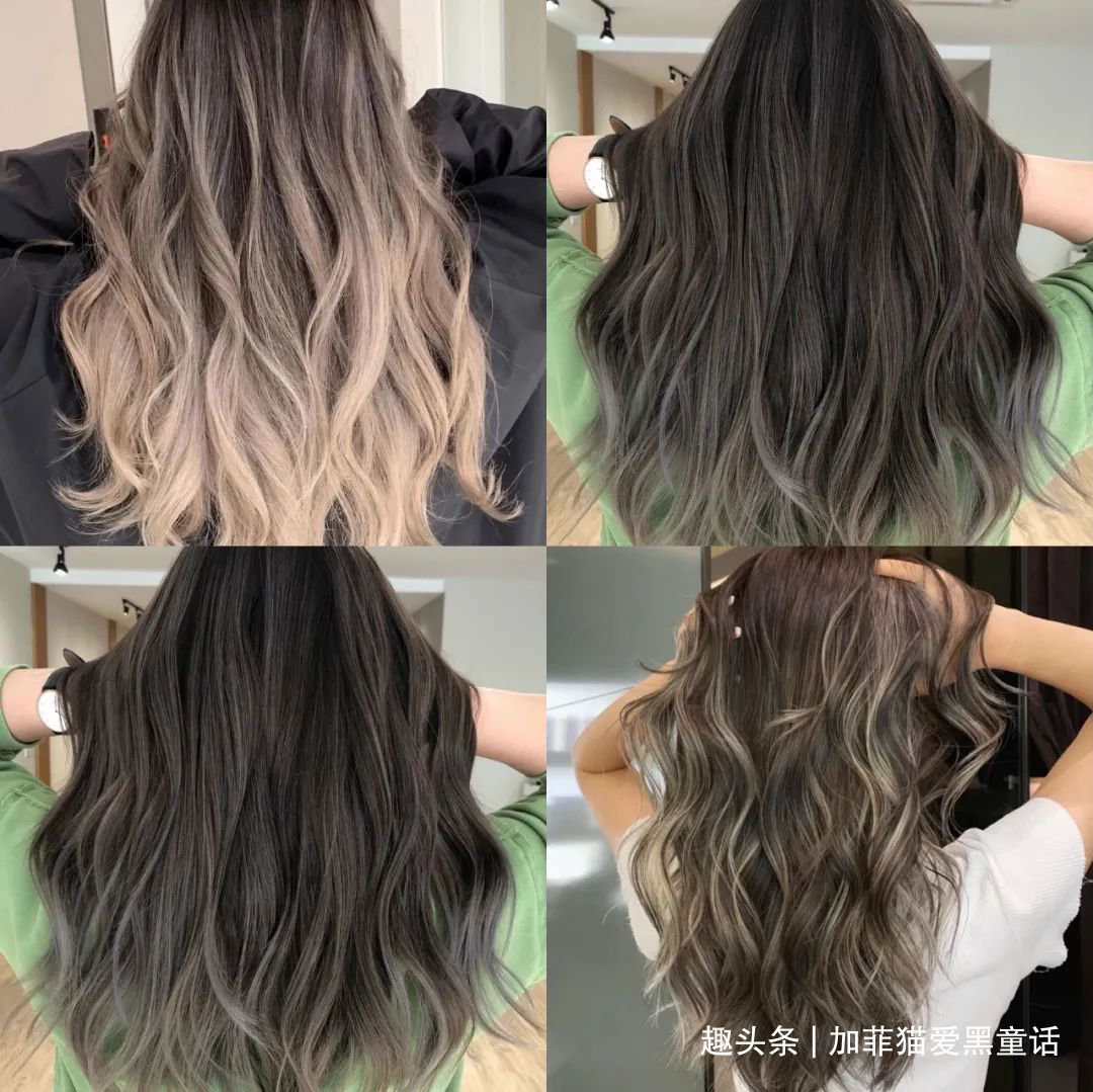 奇怪却又时尚的四款染发，挂耳染的潮流已去，爆顶染成热门宠儿？