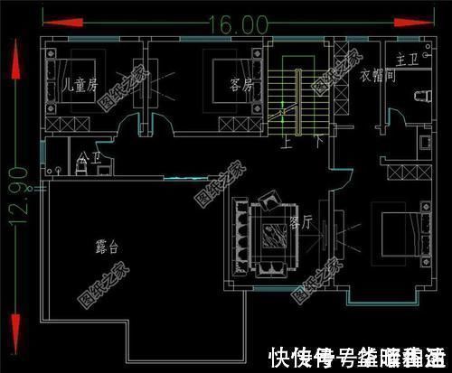 占地面积|进深九米的农村二层自建房屋图，拿图建房，省心省力还省钱