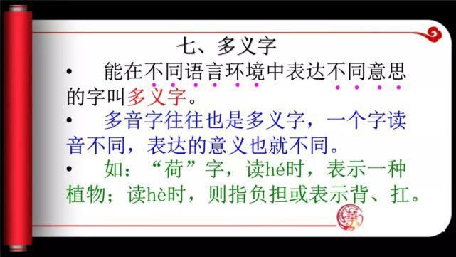 汉字专题复习