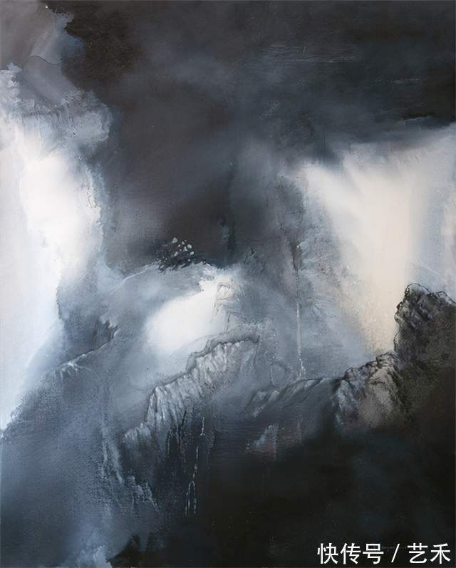 布面油画@薄云:新意象油画