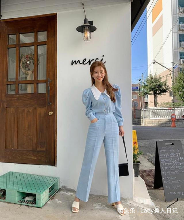风格 梨形腿粗的中年女人不要慌,最正确“阔腿裤穿搭”送你,照穿显瘦