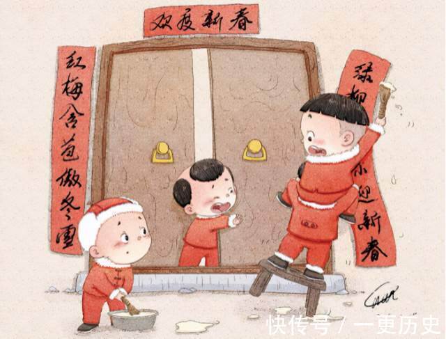 中国传统文化$春节贴对联有什么讲究?如何区分上下联?贴错了容易被人笑话