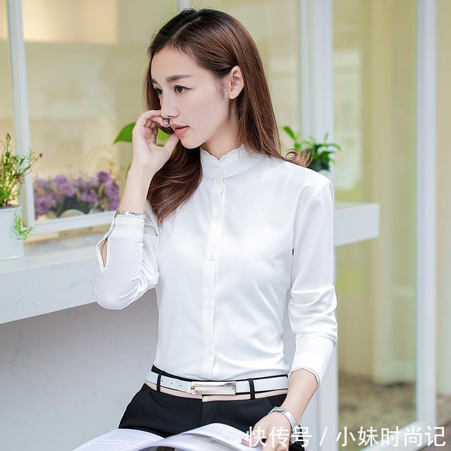 显知性 办公室女性穿衣不能呆板,这几款衬衣精致中带休闲,老板也夸得体
