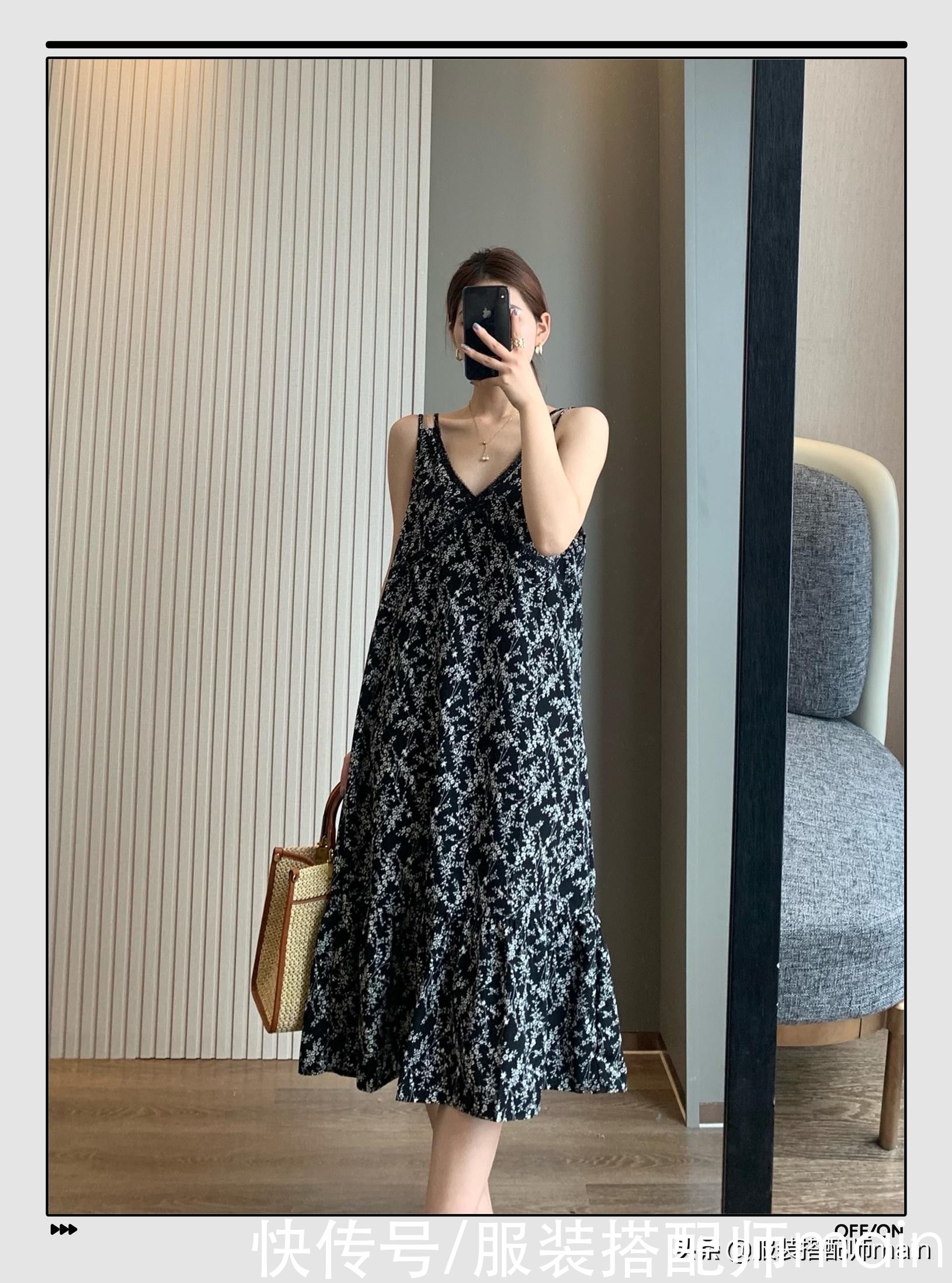 姜贞羽|今夏火爆时尚圈的3款印花裙，不仅显高还专治微胖身材