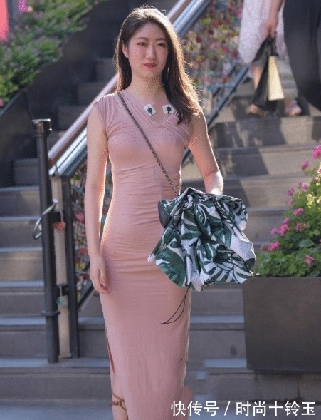 连衣裙 无袖粉色连衣裙,青春时尚,尽显阳光女孩气质