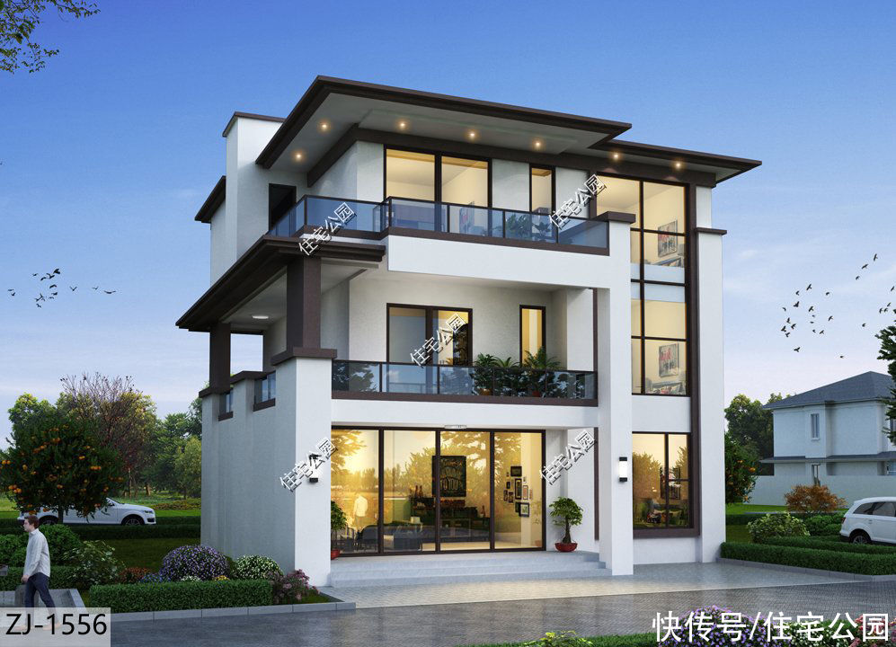 回农村给父母盖养老房,三兄弟各选了一套图纸,大家看看哪套好?