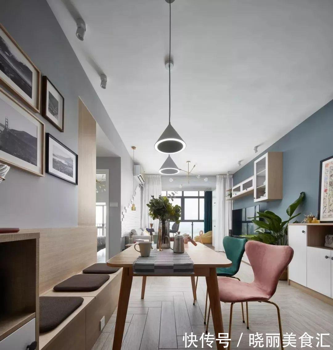 背景墙|木地板只能铺在地上？其实木地板不仅能上墙，还能“上天”！