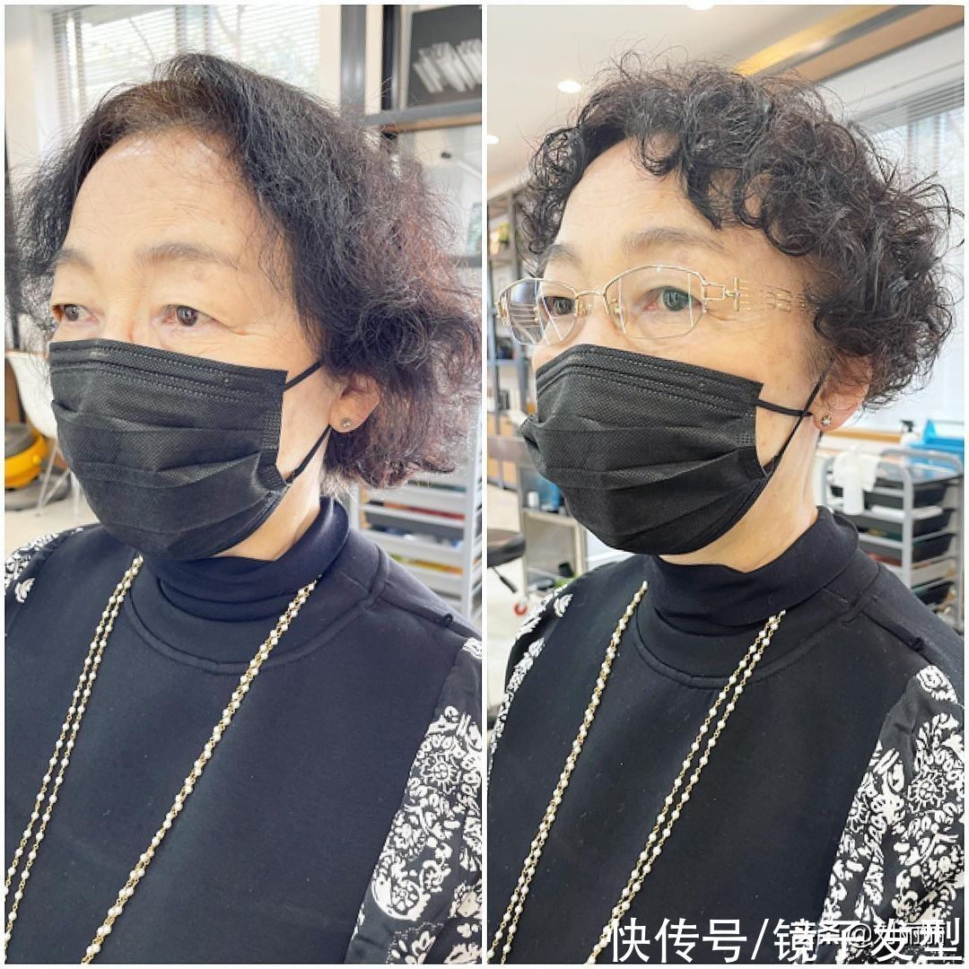 刘海|换脸发型又来了，18位美女亲身演绎，头发花白阿姨也能大变身