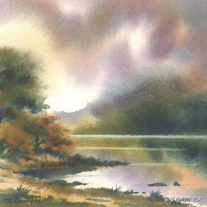 c画家约翰·坎贝尔 John Campbell水彩作品欣赏