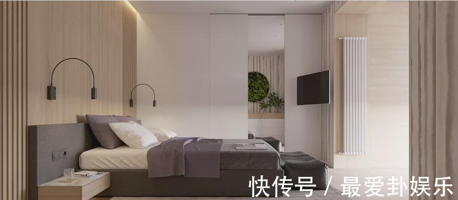 落地窗|126㎡简约新房，朋友说像设计图，开放式厨房还有超大落地窗