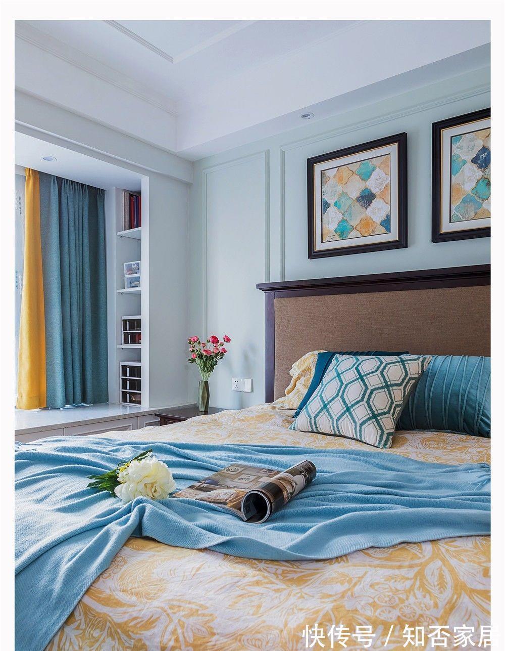 空间|蓝白塑造的清爽空间,用大海般无私的爱,去关爱自己的家人
