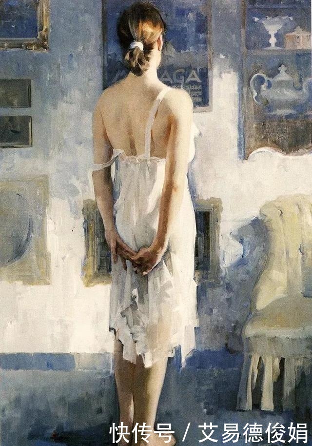 马拉加#他被指定为西班牙国王和王后的肖像画官方画师,擅长画美人