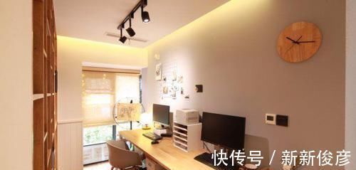 厨房|她家仅69㎡，餐厅厨房对换，隔出一个书房，全屋漂亮极了