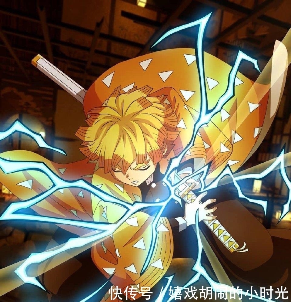 同人|画师绘制《鬼灭之刃》同人,角色开启大招的瞬间,弥豆子太美了