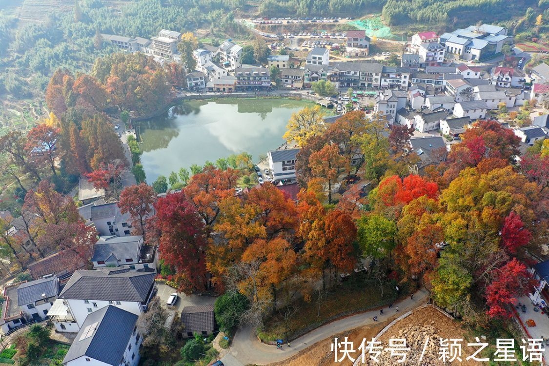 秋色|古村秋色美,堵车绵延十里不绝,还没到村,天黑了