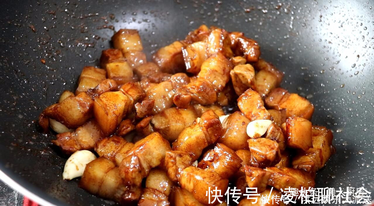 八爪鱼|不用焯水,不用炒糖色,用八爪鱼炖出来的红烧肉,肉香四溢