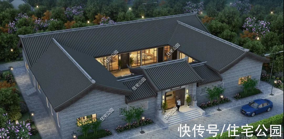 大宅|精选15套中式大宅,农村就该建这样的房子,太美了