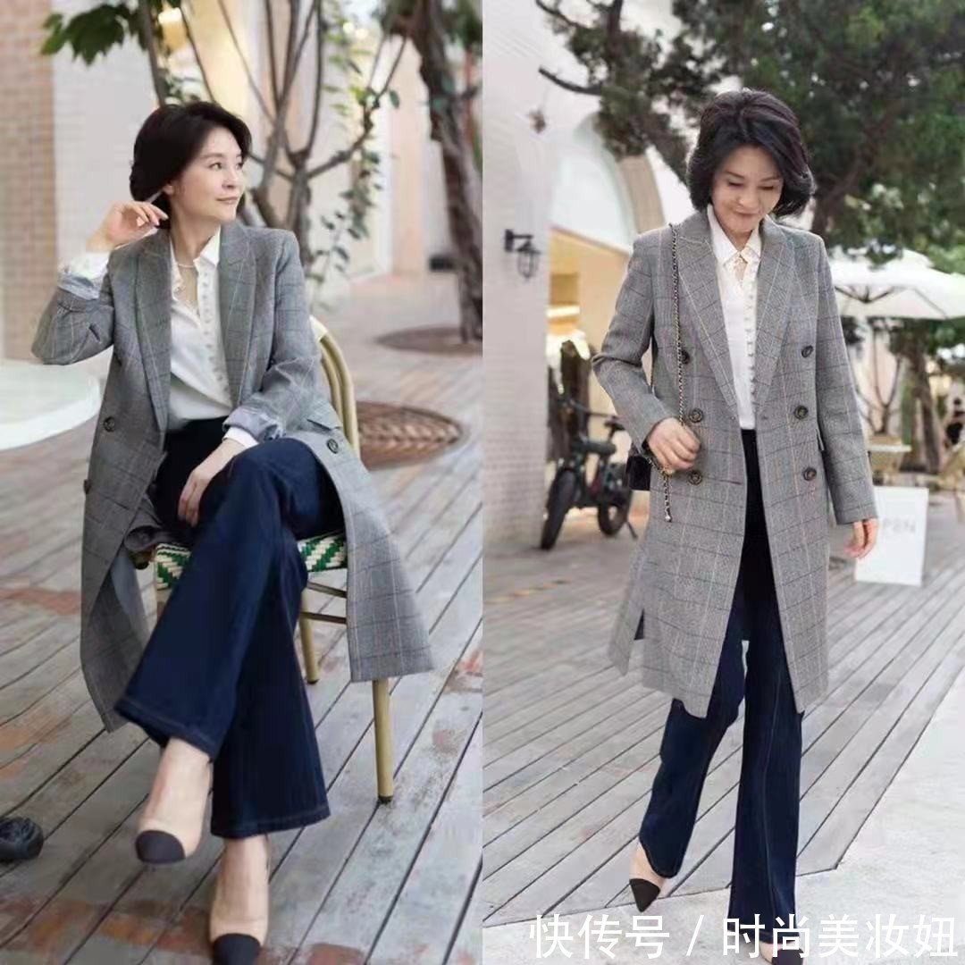 深蓝色 女人不管年龄多大,穿出高级才重要,注重搭配细节,咋穿咋美