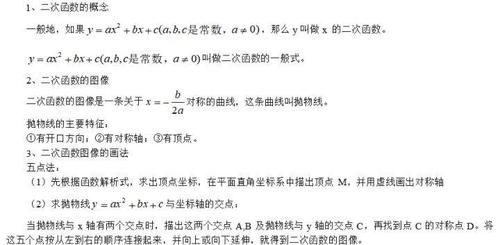 初中数学：二次函数知识点再总结，要掌握这个重点！