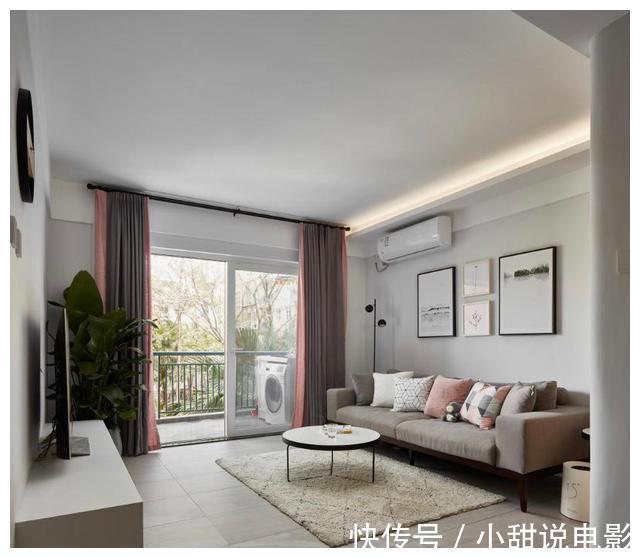 泛光照明|75㎡刚需房,入户没玄关?照她家这么做,通透又有型!