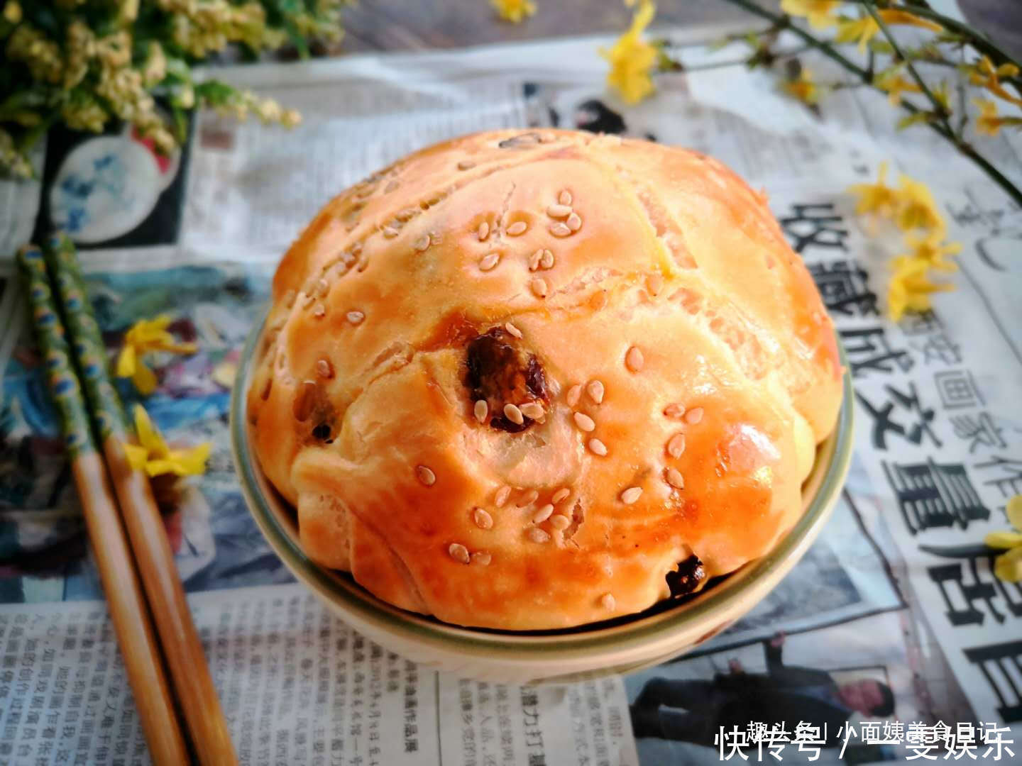 最近面包这个做法火了，家里烤箱都用不上，金黄香甜，松软又拉丝