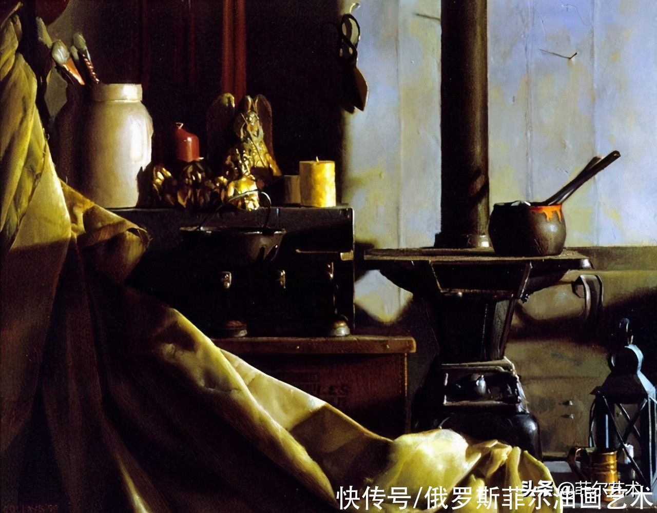 赏析$美国 21世纪写实画家雅各布·柯林斯油画作品赏析