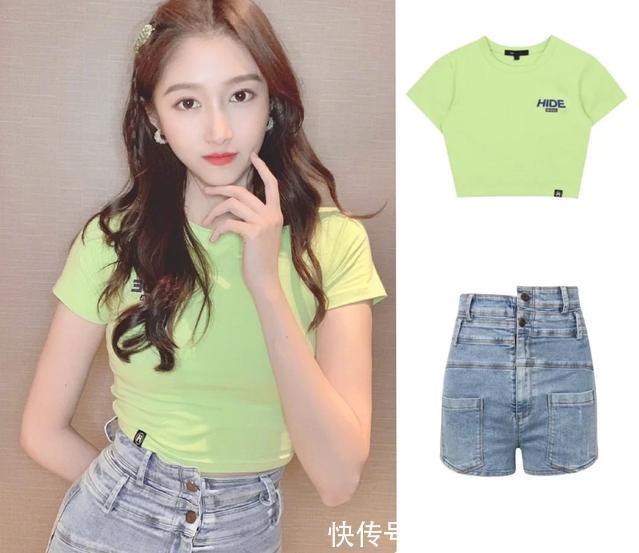 今年大火的“短款t”，很适合小个子女生，配这几条裤子显高好看
