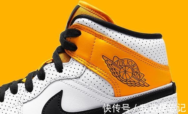 laser orange 超高辨识度！白橙Air Jordan 1 Mid首度释出！