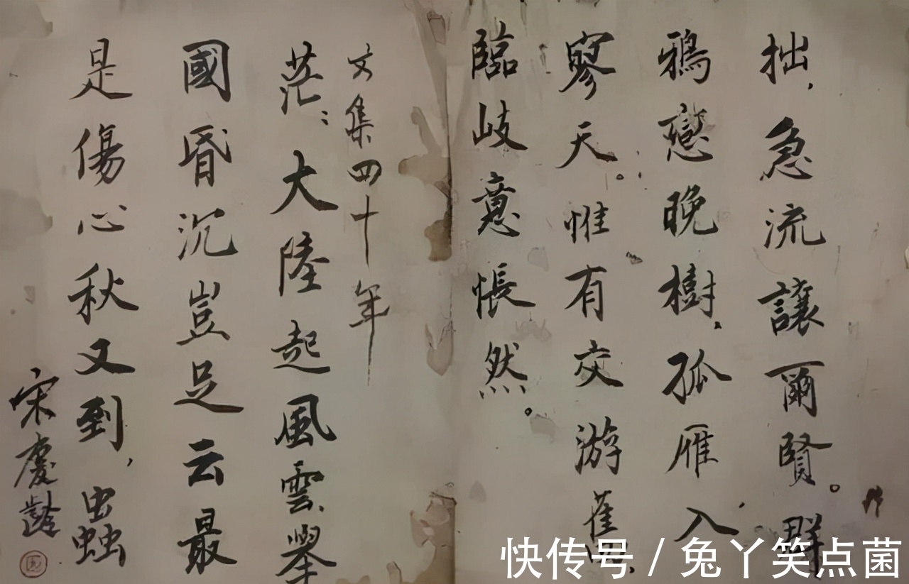 书法#宋庆龄先生的钢笔书法与众不同,果敢沉着,娟秀温润,堪称典范