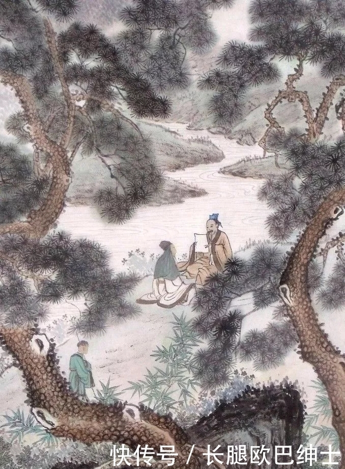 陈少梅#中国画｜陈少梅的山水画，藏了一股冷逸的清风