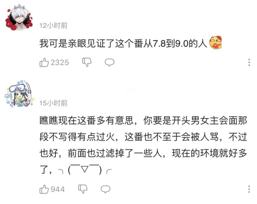 B站又一部新番涨到9分,开播时备受争议,两极分化的口碑没了