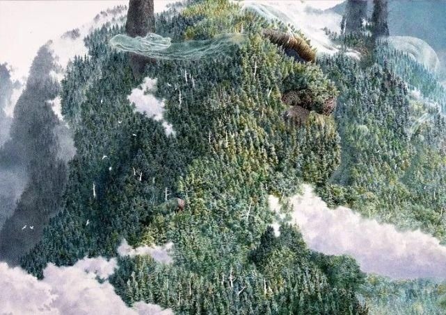 幅画!一幅画画了3年,细到要用放大镜,他把钢笔画玩到了极致