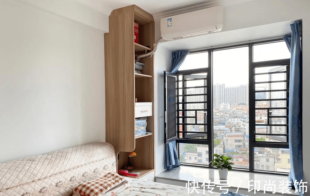 厨房|黄石印尚装饰 ▏爆改98㎡老房,厨房连推两堵墙,客厅是全小区最美的!