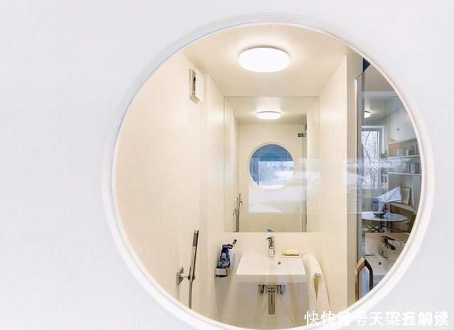 小一|夫妻33㎡小家改造:厨房装在衣橱里,卫生间圆形玻璃采光,惊艳!