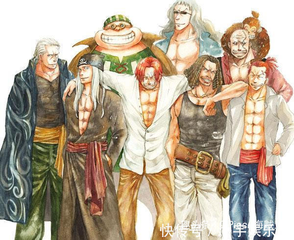 香克斯|海贼王四皇团之最,红发是最年轻四皇,四皇团最年轻高级干部是他
