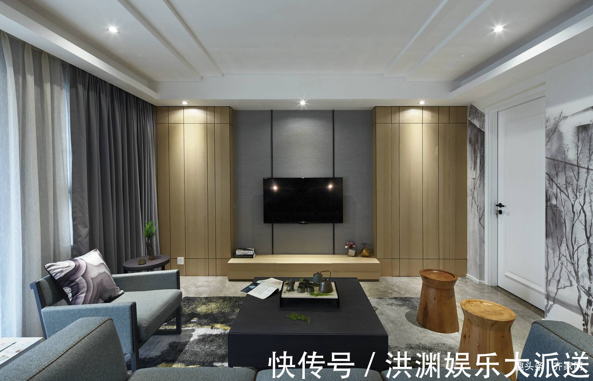 床头|150平现代中式,古朴典雅,反映民族文化,体现中国传统神韵!